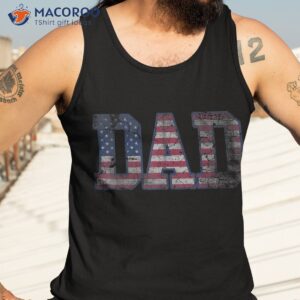 patriotic american flag dad father s day t shirt tank top 3