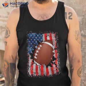 patriotic american football rugby 4th of july flag shirt tank top