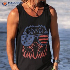 patriotic bald eagle 4th of july usa american flag shirt tank top