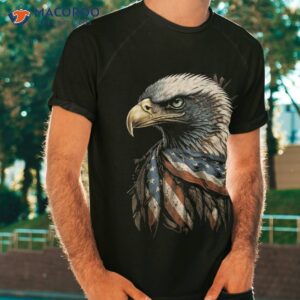 patriotic bald eagle 4th of july usa american flag shirt tshirt