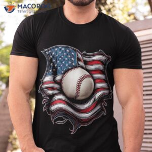 patriotic baseball 4th of july usa american flag boys shirt tshirt 1
