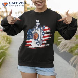 patriotic basketball 4th of july usa american flag shirt sweatshirt