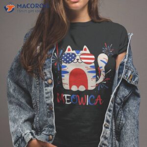 patriotic cat meowica 4th of july funny kitten lover shirt tshirt 2 1