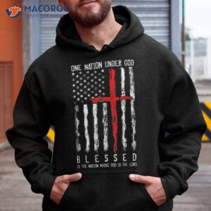patriotic christian blessed one nation under god 4th of july shirt hoodie