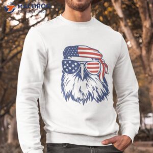 patriotic eagle 4th of july sunglasses usa american flag shirt sweatshirt
