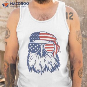 patriotic eagle 4th of july sunglasses usa american flag shirt tank top