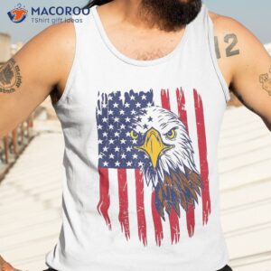 patriotic eagle 4th of july usa american flag boys shirt tank top 3