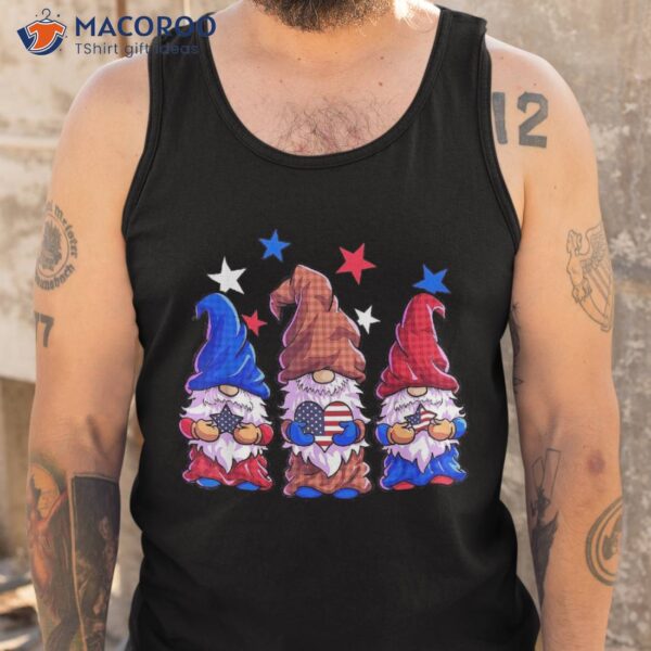 Patriotic Gnomes 4th Of July Shirt American Flag Usa