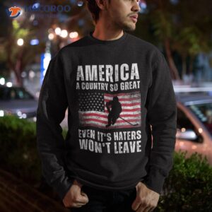 patriotic ice hockey 4th of july america a country so great shirt sweatshirt