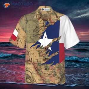 patriotic texas hawaiian shirt for flag shirt proud map pattern 2