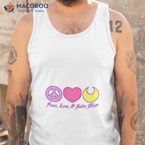 peace love and sailor moon shirt tank top