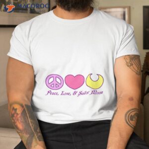 peace love and sailor moon shirt tshirt