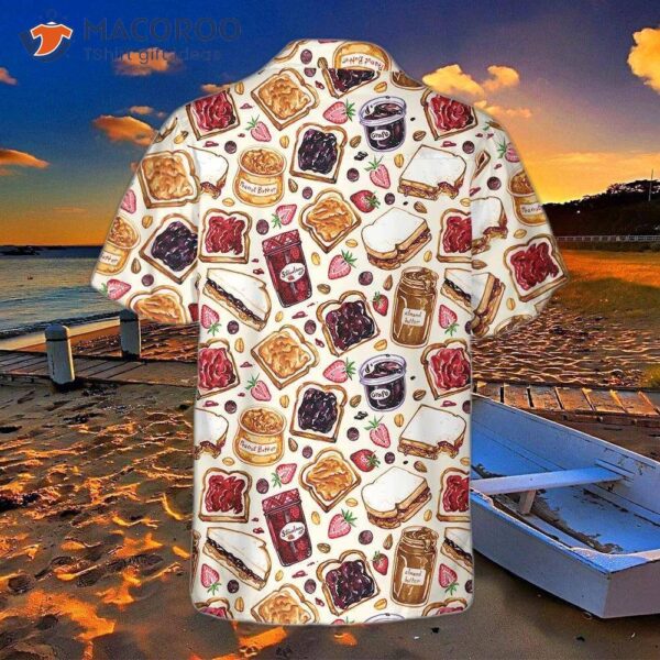 Peanut Butter And Jelly Hawaiian Shirt, Funny Gift For Lovers