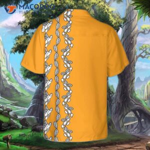 Peanut Leaves Hawaiian Shirt, Cute Butter Shirt Design, Yellow Themed For Adults