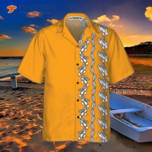 peanut leaves hawaiian shirt cute butter shirt design yellow themed for adults 2