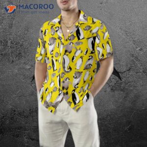 penguin family hawaiian shirt 4