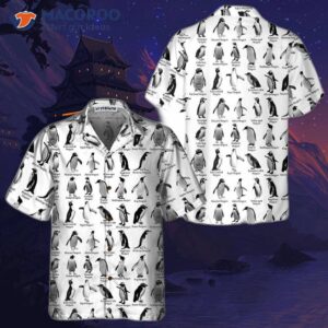 penguin world hawaiian shirt cool shirt for a themed gift idea 0