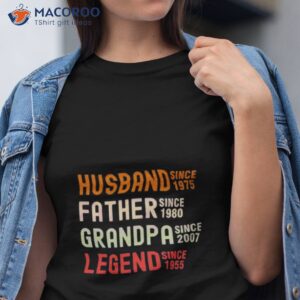 personalized vintage husband father grandpa legend shirt tshirt