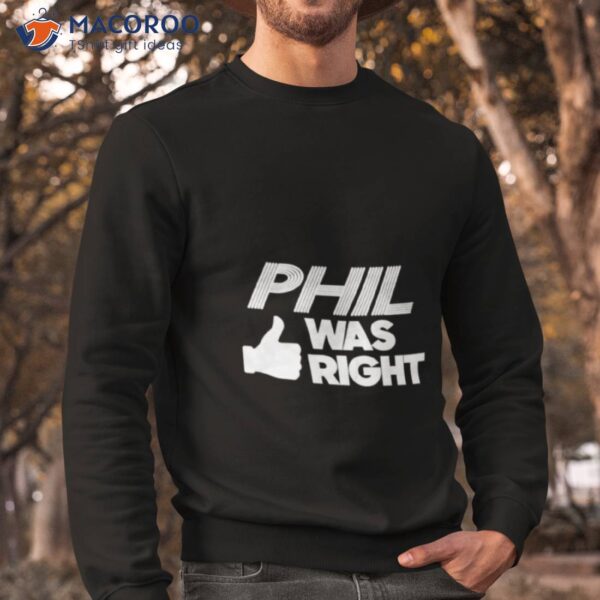 Phil Was Right Pga Liv Golf Shirt