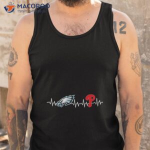 philadelphia eagles vs philadelphia phillies heartbeat 2023 shirt tank top
