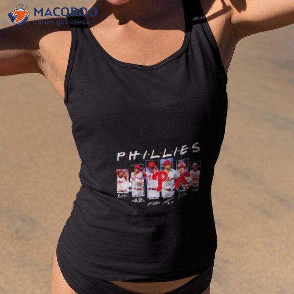 Philadelphia Phillies Friends Players Signatures Shirt