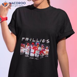 philadelphia phillies friends players signatures shirt tshirt 1