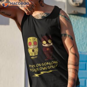 pick on own speed the flash shirt tank top 1