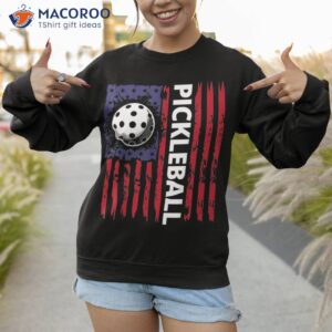 pickleball american flag funny lover vintage shirt sweatshirt 1