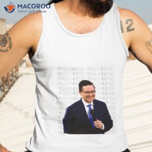 pierre poilievre with microphone shirt tank top 3