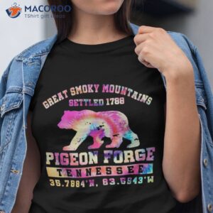 pigeon forge tennessee bear smoky mountains shirt tshirt