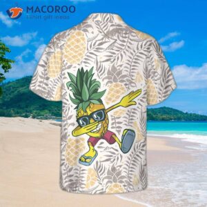 pineapple dabbing hawaiian shirt 1
