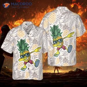 pineapple dabbing hawaiian shirt 2