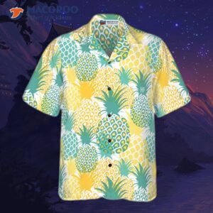 pineapple pattern v8 hawaiian shirt 3