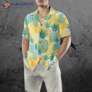 pineapple pattern v8 hawaiian shirt 4