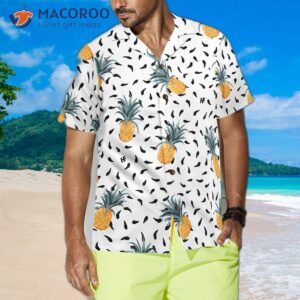 pineapple pattern version 2 hawaiian shirt 0