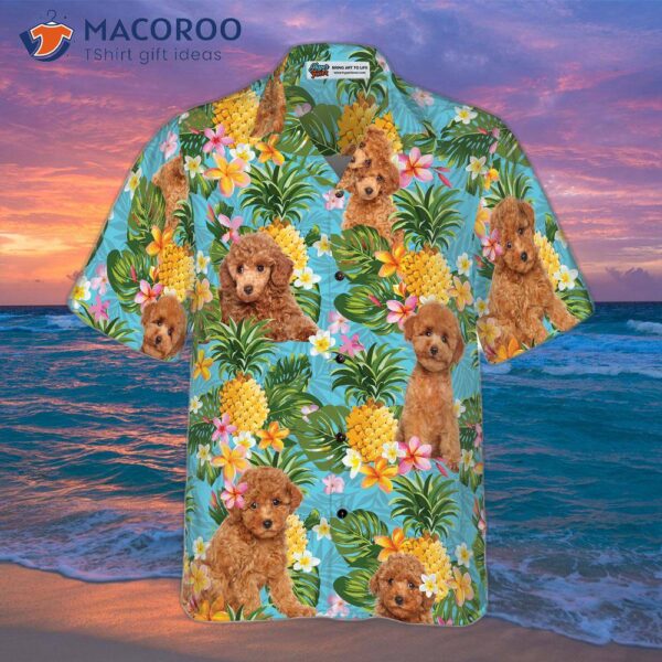 Pineapple Poodle Lover’s Hawaiian Shirt