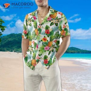 pineapple print tropical hawaiian shirt 4