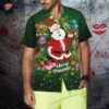 Pineapple Santa Wreath Hawaiian Shirt