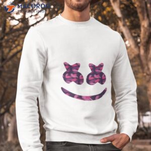 pink art marshmello shirt sweatshirt