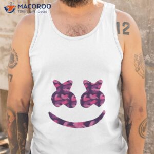 pink art marshmello shirt tank top