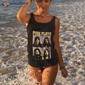 Pink Floyd Meddle Group Photo Pastel Image Distressed Shirt