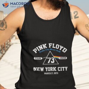 pink floyd radio city music hall tour 73 crew new york city shirt tank top 3
