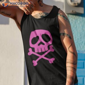 pink punk rock skull and bones 1980 s misfit tank top 1