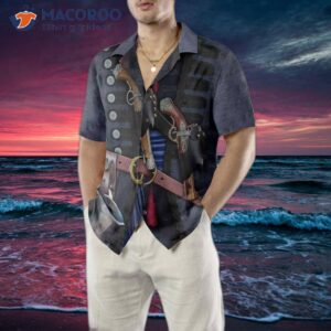 pirate costume hawaiian shirt cool shirt for adults pattern 4