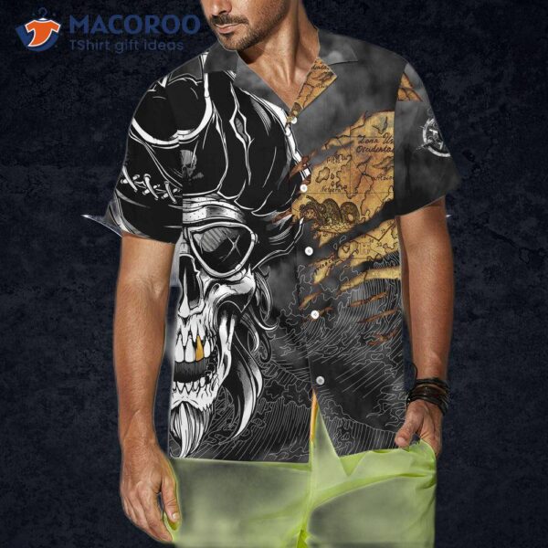 Pirate’s Skull Hawaiian Shirt