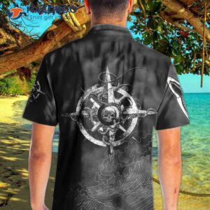 pirate s skull hawaiian shirt 2