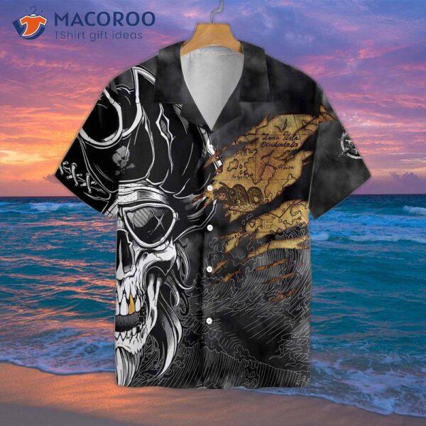 Pirate’s Skull Hawaiian Shirt