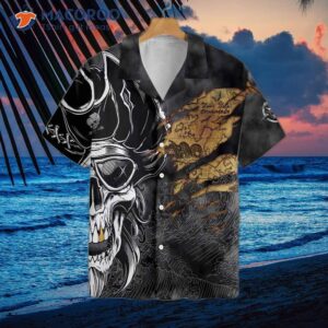 pirate s skull hawaiian shirt 4