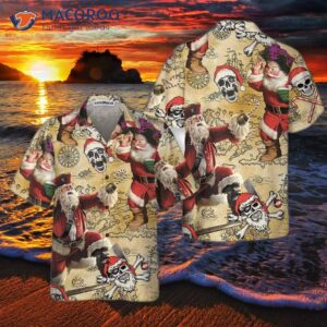 Pirate Santa Claus Hawaiian Shirt, Funny Shirt For , Best Gift Christmas