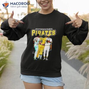 pittsburgh pirates bonos stargell clemente signatures shirt sweatshirt